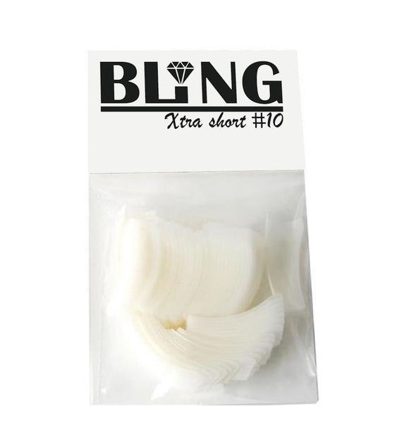BLINGline Australia - Xtra Short Tip Refill Size 10 | Venus Nail Art Supplies