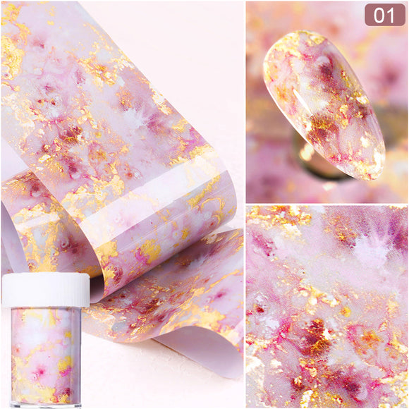 Nail Art Foil - Pink Marble 48053-1 | Venus Nail Art Supplies Australia