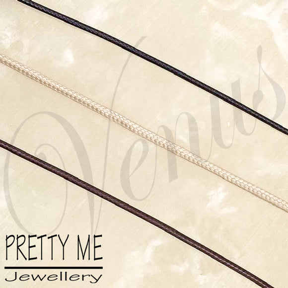 Pretty Me Jewellery: 60cm Satin Finish Braided Cord Necklace - Venus Nail Art Supplies Australia