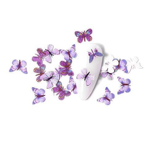 Nail Art Paper Butterflies - Lilac 6803 | Venus Nail Art Supplies Australia
