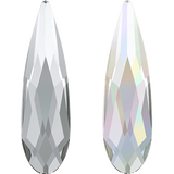 Swarovski Raindrop Crystal / Crystal AB Flatback Rhinestones - VNAS Australia
