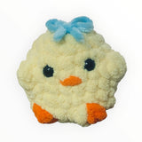 Amigurumi (crochet) Baby Bow Chick - Blue