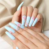 3D Flower Nail Art Charm Packs - Pink/Silver