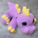 Amigurumi (crochet) - Dippy the Dinosaur (Lilac)