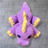 Amigurumi (crochet) - Dippy the Dinosaur (Lilac)
