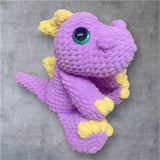 Amigurumi (crochet) - Dippy the Dinosaur (Lilac)