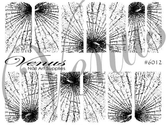 Water Transfer Decals - I'm Shattered #6012 - Venus Nail Art Supplies Australia