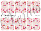 Water Transfer Decals - Oopsie Daisy - Pink #6021 - Venus Nail Art Supplies Australia