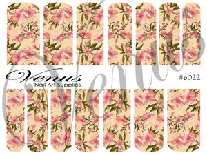 Water Transfer Decals - Blossom #6022 - Venus Nail Art Supplies Australia