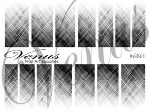 Water Transfer Decals - Etched #6061 - Venus Nail Art Supplies Australia