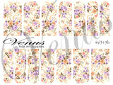 Water Transfer Decals - Country Garden #6315b - Venus Nail Art Supplies Australia