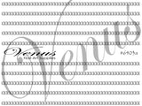Water Transfer Decals - Silver Chains 6403a - Venus Nail Art Supplies Australia