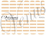 Water Transfer Decals - Gold Chains #6405a - Venus Nail Art Supplies Australia