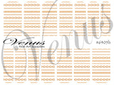 Water Transfer Decals - Gold Chain Mix #6405b - Venus Nail Art Supplies Australia