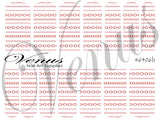 Water Transfer Decals - Rose Gold Chain Mix #6406b - Venus Nail Art Supplies Australia