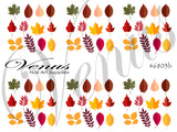 Water Transfer Decals - Autumn Leaves #6803b - Venus Nail Art Supplies Australia