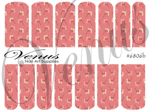 Water Transfer Decals - Vintage Breeze #6806b - Venus Nail Art Supplies Australia