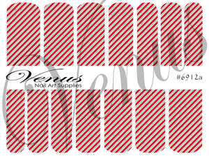 Water Transfer Decals - Christmas 12a #6912a - Venus Nail Art Supplies Australia