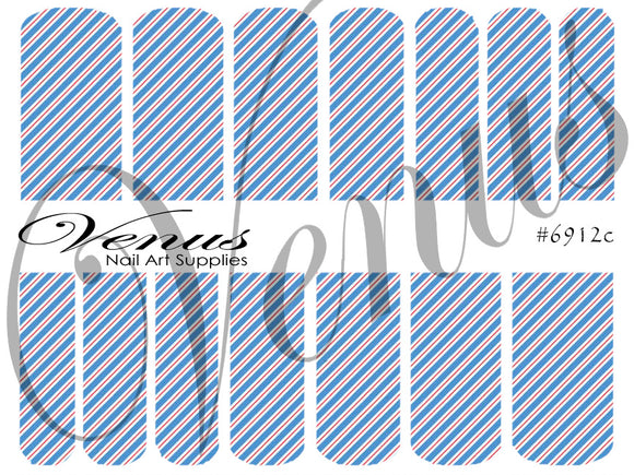 Water Transfer Decals - Christmas 12c #6912c - Venus Nail Art Supplies Australia