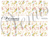 Water Transfer Decals - Christmas Florals #6929a - Venus Nail Art Supplies Australia