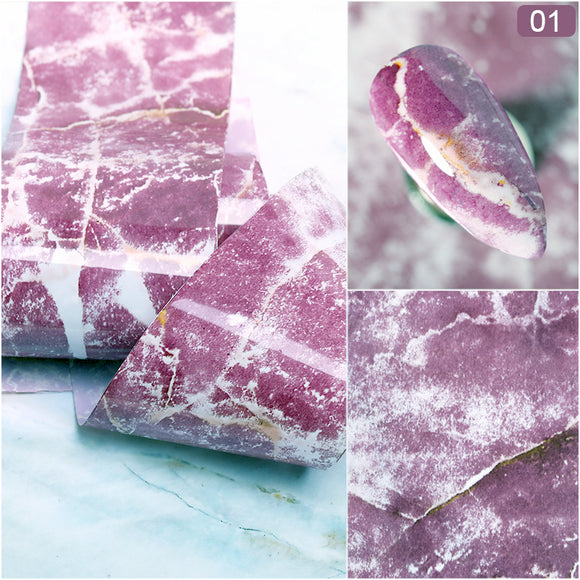 Nail Art Foil - Purple Marble 48178-1 | Venus Nail Art Supplies Australia