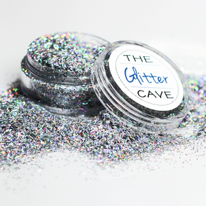 The Glitter Cave | Tiny Tinsel - Platinum | Venus Nail Art Supplies Australia