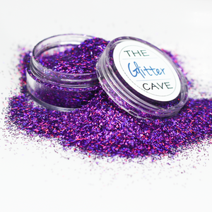 The Glitter Cave | Tiny Tinsel - Purple | Venus Nail Art Supplies Australia