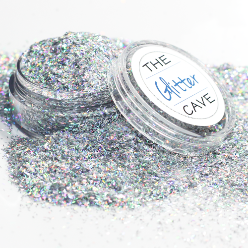 The Glitter Cave | Tiny Tinsel - Silver | Venus Nail Art Supplies Australia