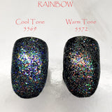White #05 (Cool Rainbow) Chrystaline Glitter 5569 - Venus Nail Art Supplies Australia