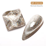 BORN PRETTY Holo Reflective Glitter Magnetic Cateye Gel Polish - BP-FGC03 Remote Deserts | Venus Nail Art Supplies Australia