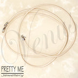 Pretty Me Jewellery: 80cm Satin Finish Braided Cord Necklace - Beige - Venus Nail Art Supplies Australia