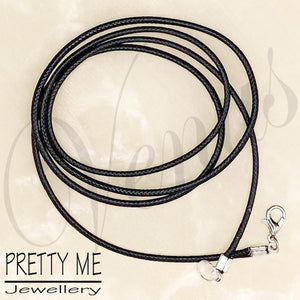 Pretty Me Jewellery: 80cm Satin Finish Braided Cord Necklace - Venus Nail Art Supplies Australia