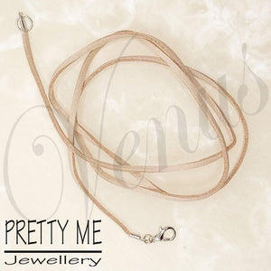 Pretty Me Jewellery: 80cm Faux Suede Necklace - Venus Nail Art Supplies Australia