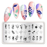 BORN PRETTY Stamping Plate - FLOWER TANGO L011 | Venus Nail Art Supplies Australia