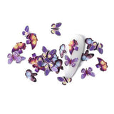 Nail Art Paper Butterflies - Multicoloured 6804 | Venus Nail Art Supplies Australia
