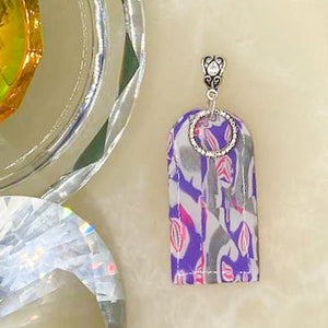 PRETTY ME Jewellery | Handmade Makume Gane Arch Drop Pendant | Venus Nail Art Supplies Australia