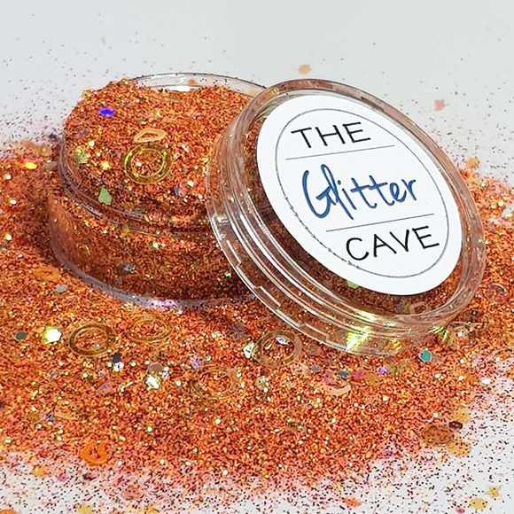 The Glitter Cave - Pumpkin Spice Glitter Mix | Venus Nail Art Supplies Australia