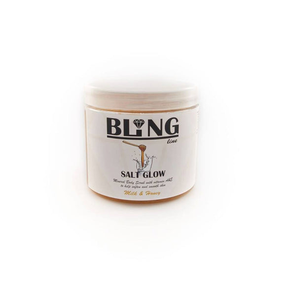 BLINGline Australia - Manicure Pedicure Salt Glow Scrub MILK & HONEY - Venus Nail Art Supplies