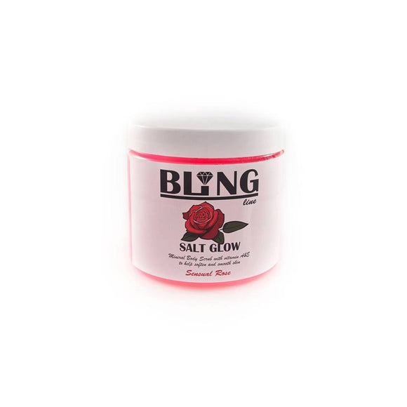 BLINGline Australia - Manicure Pedicure Salt Glow Scrub SENSUAL ROSE - Venus Nail Art Supplies