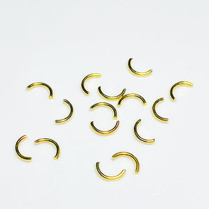 Metallic Shapes - Gold C-CURVE - Extra Small | Venus Nail Art Supplies Australia