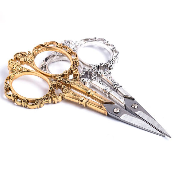 Gold / Silver Fancy Nail Art Scissors | Venus Nail Art Supplies Australia