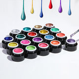 BORN PRETTY Stamping Gel / Gel Paint / Nail Art Gels - Glitter Series | Venus Nail Art Supplies Australia