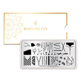 BORN PRETTY Stamping Plate - FASHION POWER - L001 | Venus Nail Art Supplies Australia