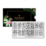 BORN PRETTY Stamping Plate - FLOWER TANGO BP-A01 | Venus Nail Art Supplies Australia