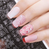 BORN PRETTY Stamping Plate - FLOWER TANGO BP-A01 | Venus Nail Art Supplies Australia