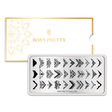 BORN PRETTY Stamping Plate - FRENCH BP-L003 | Venus Nail Art Supplies Australia