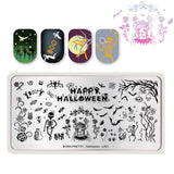 BORN PRETTY Stamping Plate Halloween L-001 | Venus Nail Art Supplies Australia