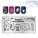 BORN PRETTY Stamping Plate Halloween L-001 | Venus Nail Art Supplies Australia
