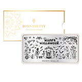BORN PRETTY Stamping Plate Halloween L-001 | Venus Nail Art Supplies Australia