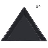 Triangle Nail Art Dish 1pc - Black | Venus Nail Art Supplies Australia